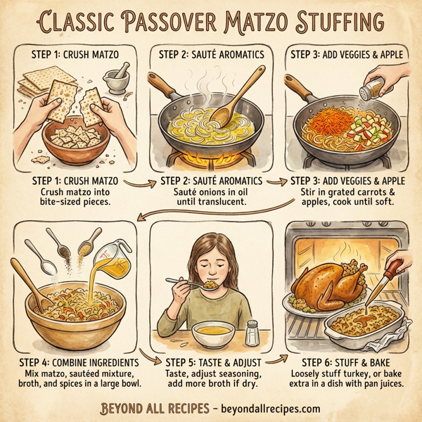 Classic Passover Matzo Stuffing instructions