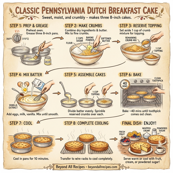 Classic Pennsylvania Dutch Breakfast Cake instructions