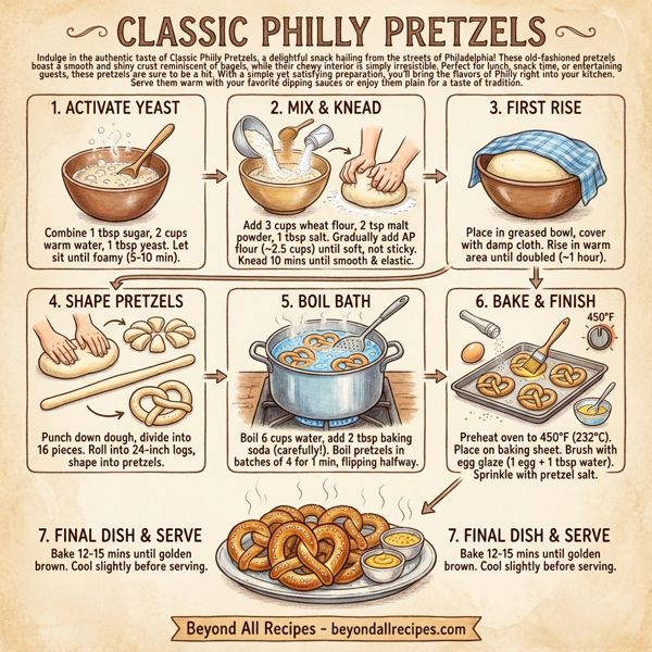 Classic Philly Pretzels instructions