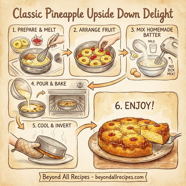 Classic Pineapple Upside Down Delight instructions