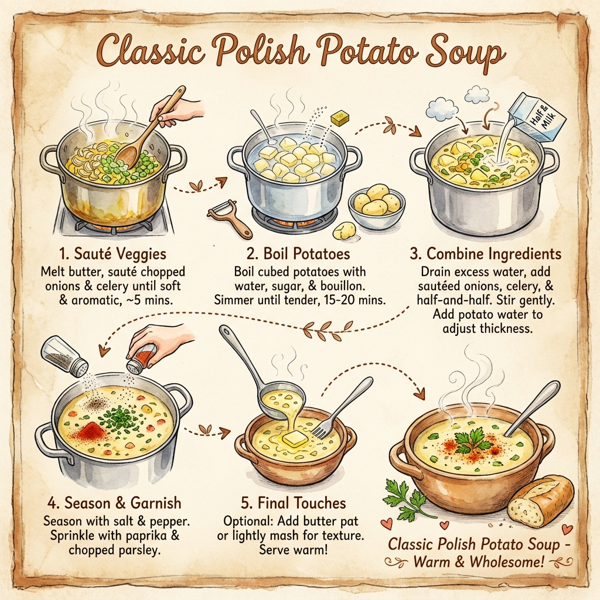 Classic Polish Potato Soup instructions