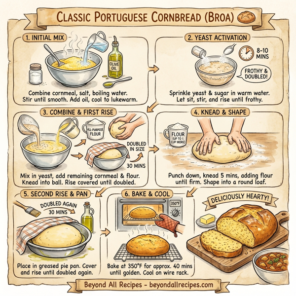 Classic Portuguese Cornbread (Broa) instructions
