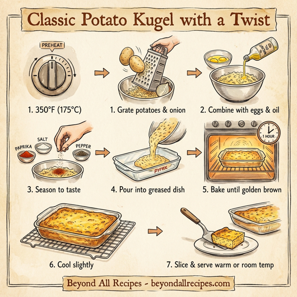 Classic Potato Kugel with a Twist instructions