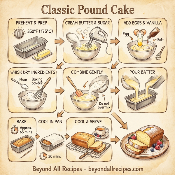 Classic Pound Cake instructions