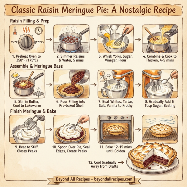 Classic Raisin Meringue Pie instructions