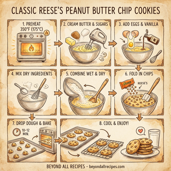 Classic Reese's Peanut Butter Chip Cookies instructions