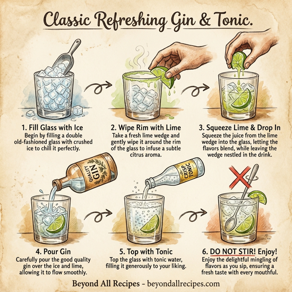 Classic Refreshing Gin & Tonic instructions