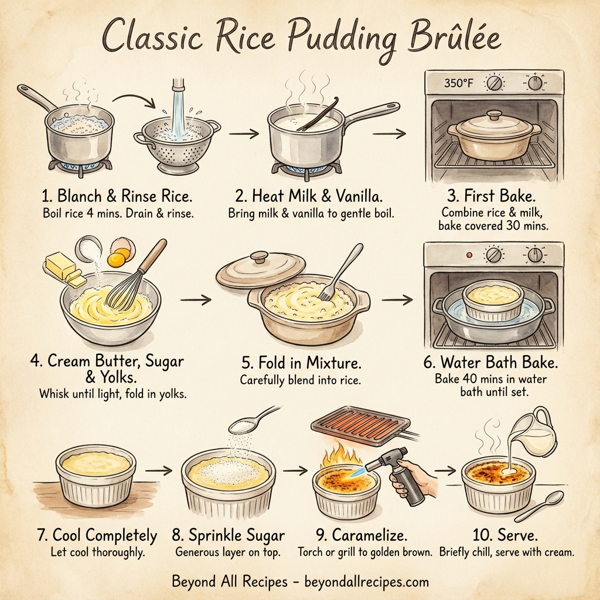 Classic Rice Pudding Brûlée instructions