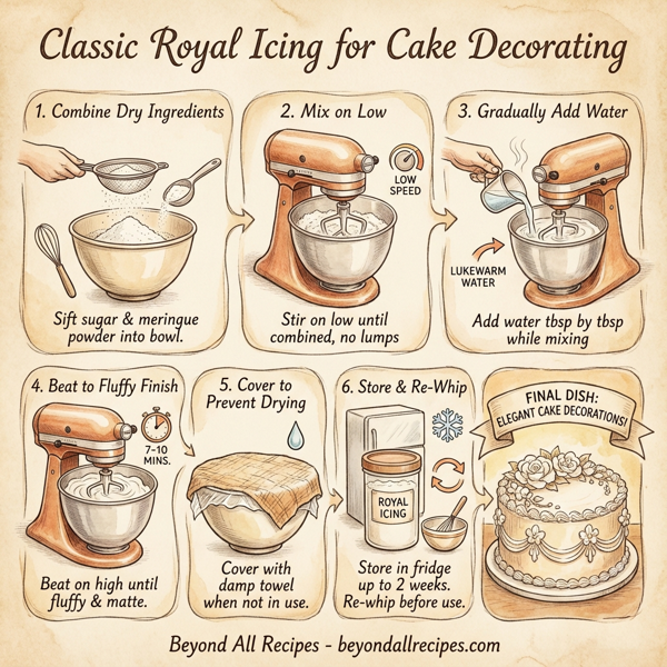 Classic Royal Icing for Cake Decorating instructions