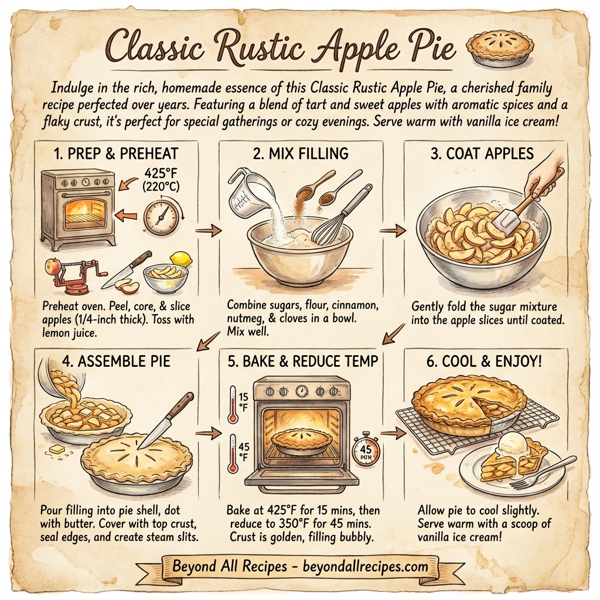 Classic Rustic Apple Pie instructions
