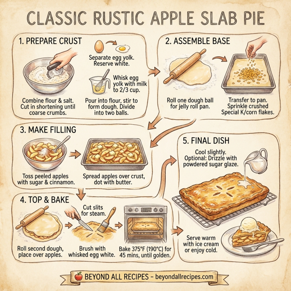 Classic Rustic Apple Slab Pie instructions