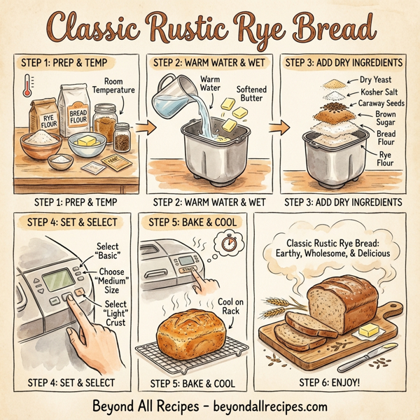 Classic Rustic Rye Bread instructions