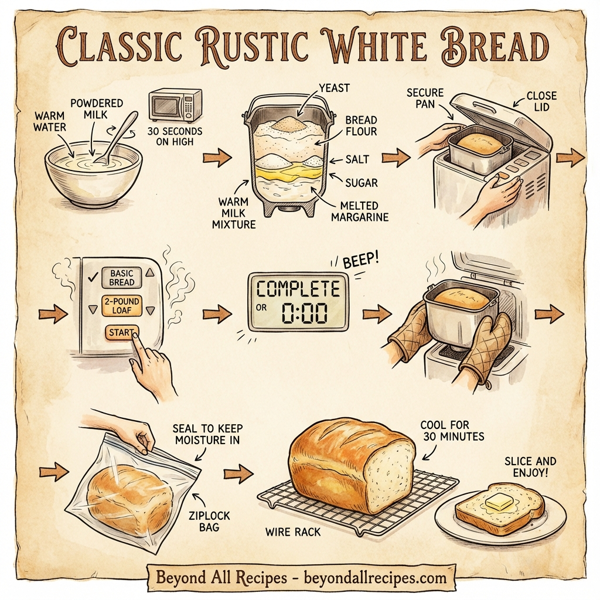 Classic Rustic White Bread instructions