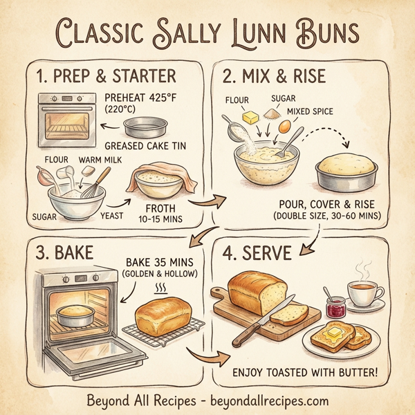Classic Sally Lunn Buns instructions