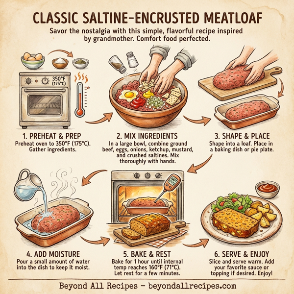 Classic Saltine-Encrusted Meatloaf instructions