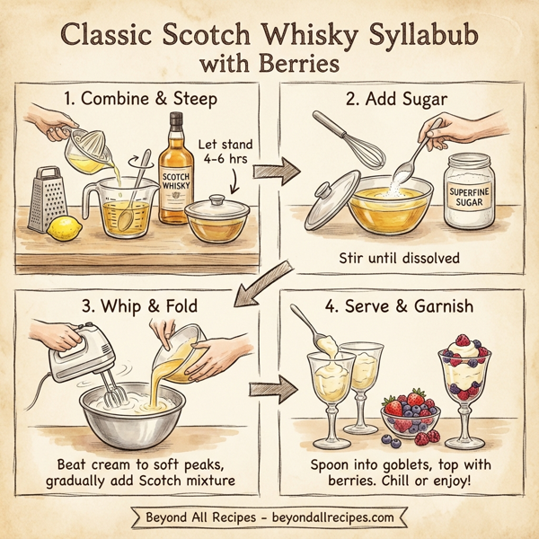 Classic Scotch Whisky Syllabub with Berries instructions