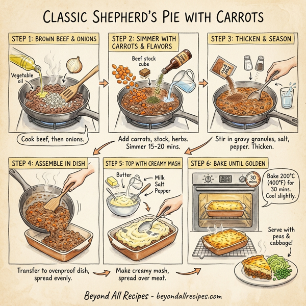 Classic Shepherd's Pie with Carrots instructions