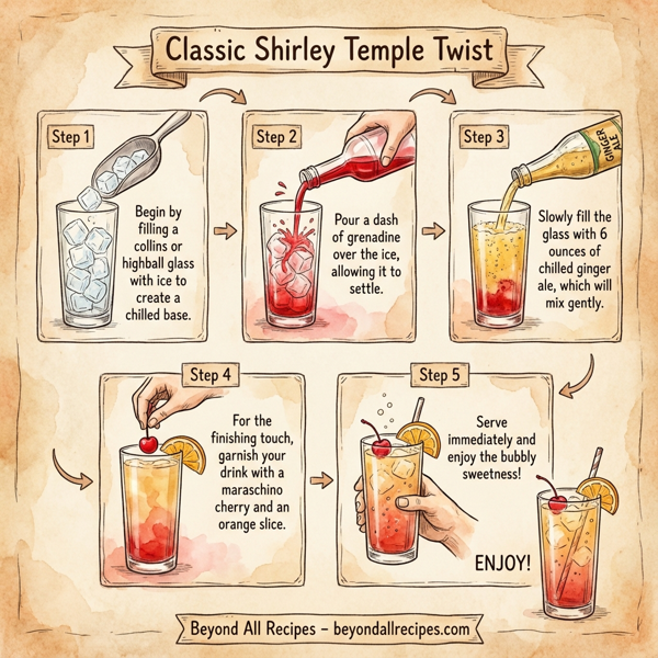 Classic Shirley Temple Twist instructions