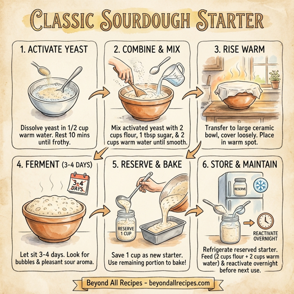 Classic Sourdough Starter instructions