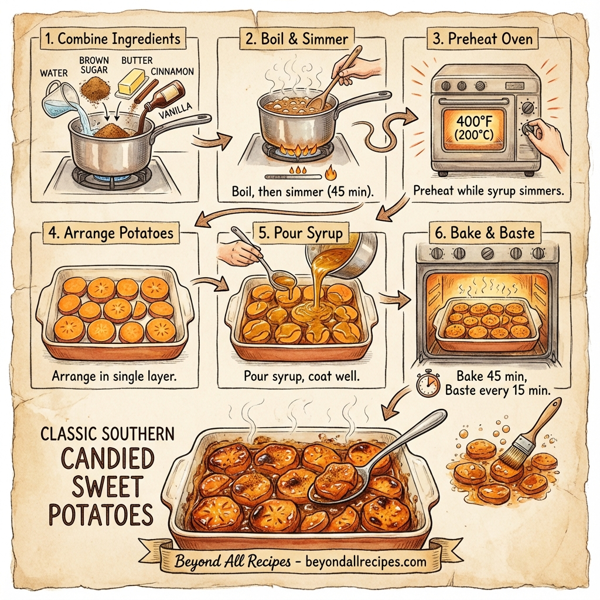 Classic Southern Candied Sweet Potatoes instructions