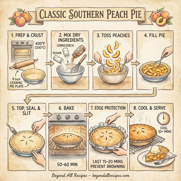 Classic Southern Peach Pie instructions