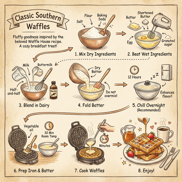 Classic Southern Waffles instructions