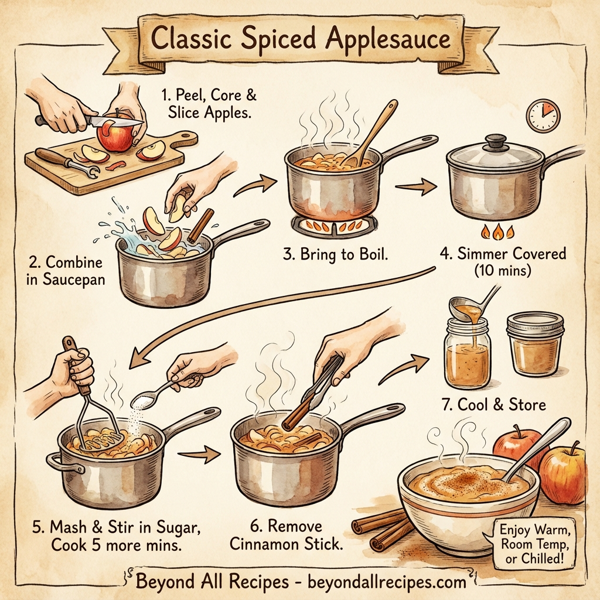 Classic Spiced Applesauce instructions