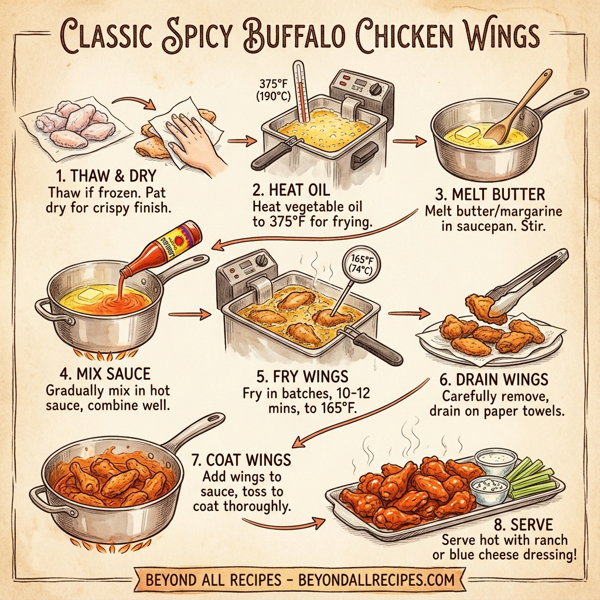 Classic Spicy Buffalo Chicken Wings instructions
