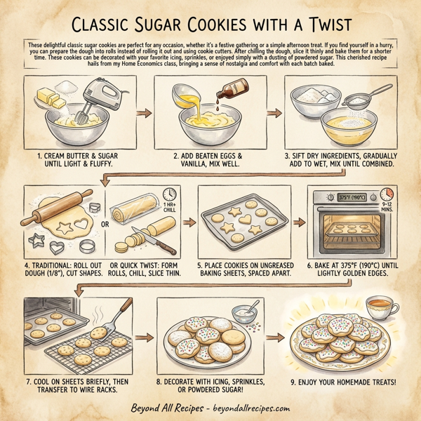 Classic Sugar Cookies with a Twist instructions