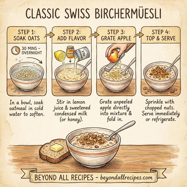 Classic Swiss Birchermüesli instructions