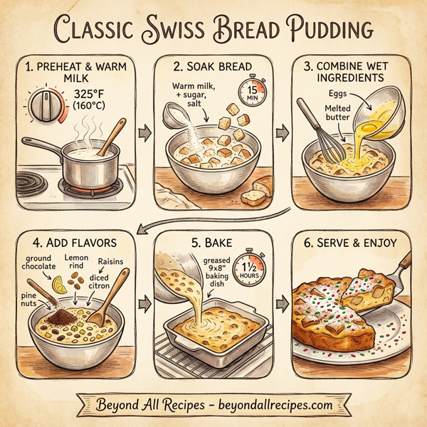 Classic Swiss Bread Pudding instructions