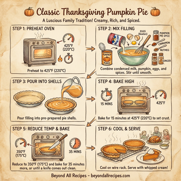 Classic Thanksgiving Pumpkin Pie with Eagle Brand instructions