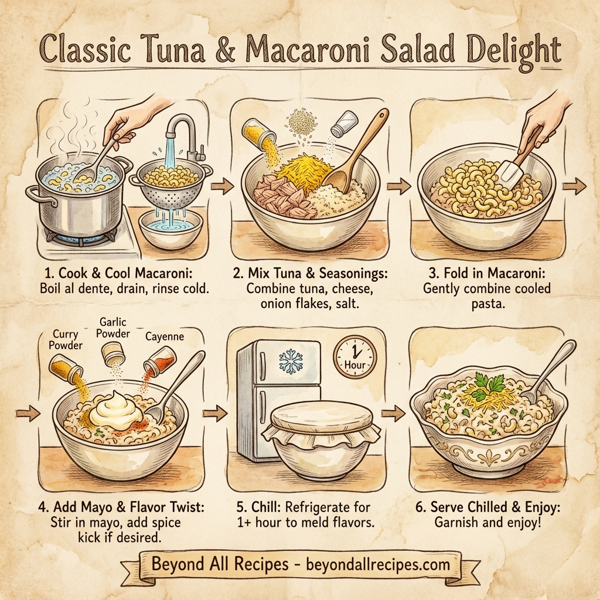 Classic Tuna & Macaroni Salad Delight instructions