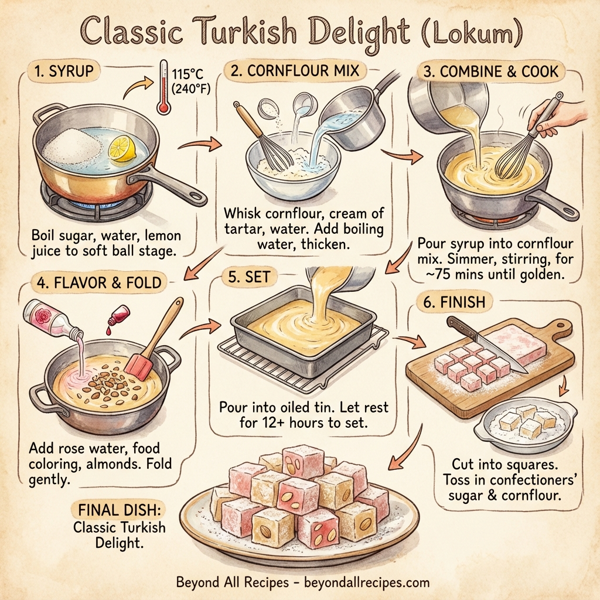 Classic Turkish Delight (Lokum) instructions