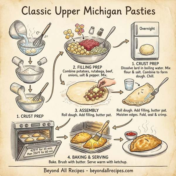 Classic Upper Michigan Pasties instructions