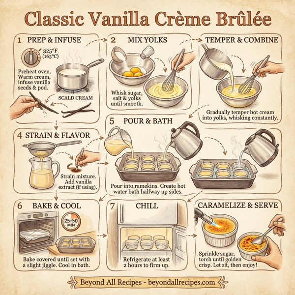 Classic Vanilla Crème Brûlée instructions