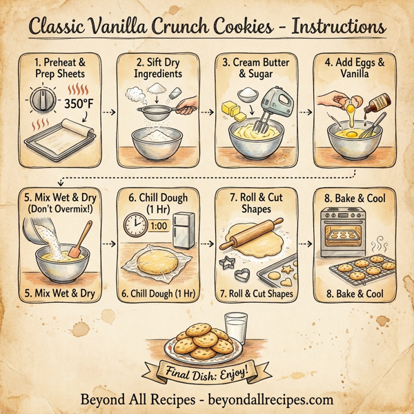 Classic Vanilla Crunch Cookies instructions