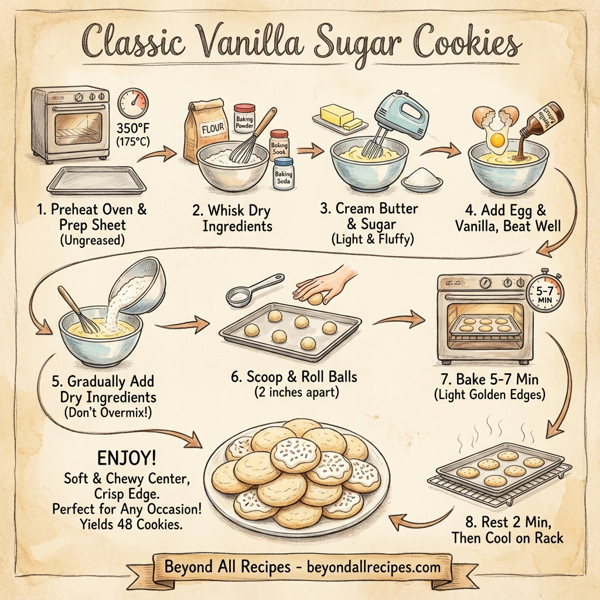 Classic Vanilla Sugar Cookies instructions