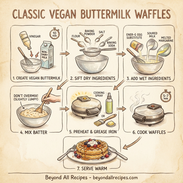 Classic Vegan Buttermilk Waffles instructions