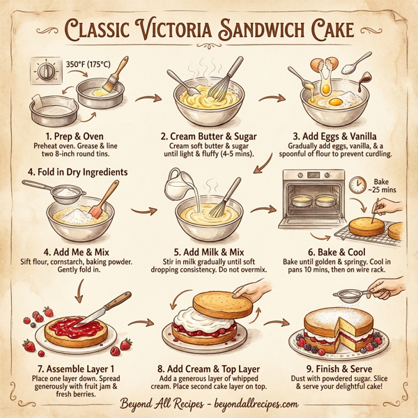 Classic Victoria Sandwich Cake instructions