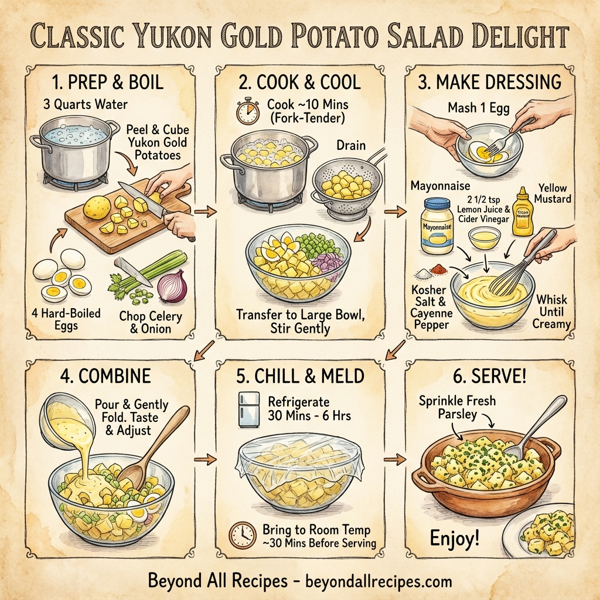 Classic Yukon Gold Potato Salad Delight instructions