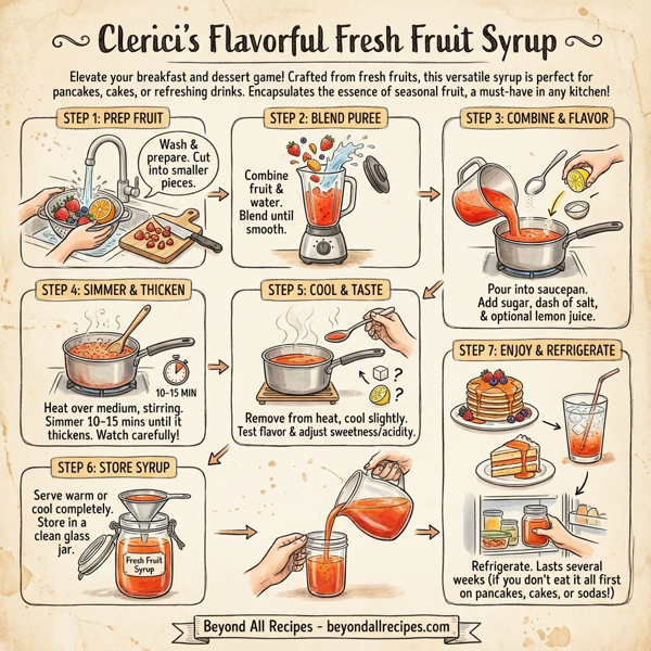 Clerici's Flavorful Fresh Fruit Syrup instructions