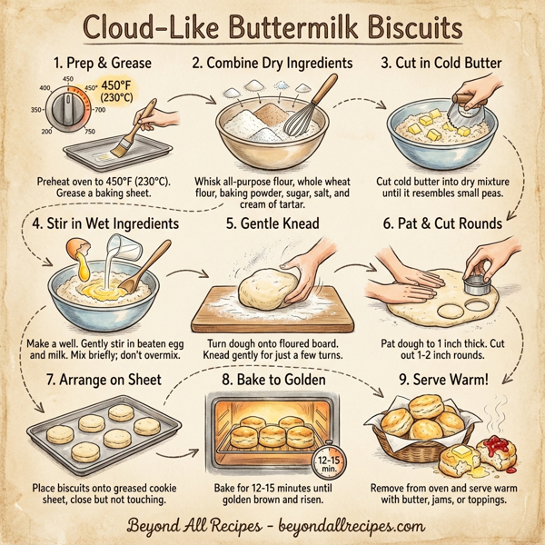 Cloud-Like Buttermilk Biscuits instructions