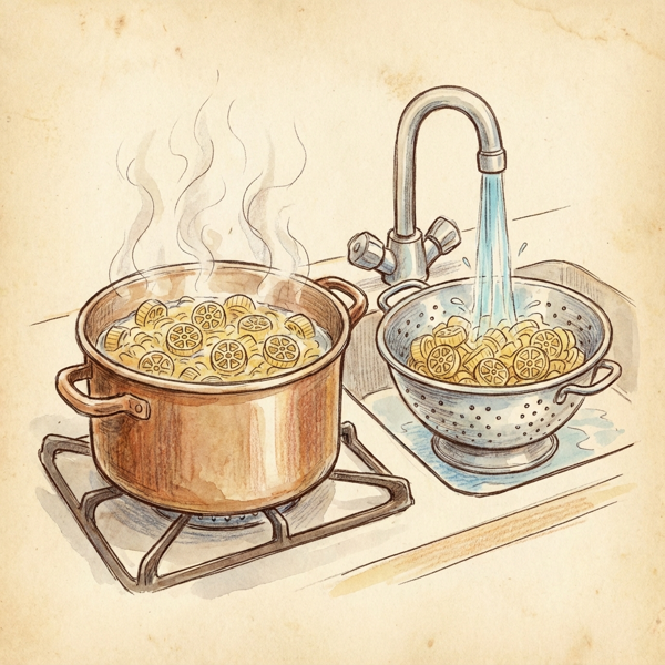 Coastal Evacuation Tuna & Pasta Delight instructions