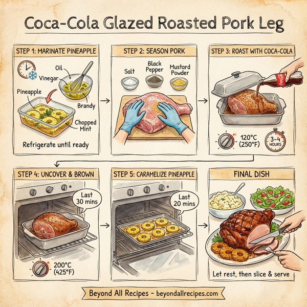 Coca-Cola Glazed Roasted Pork Leg instructions