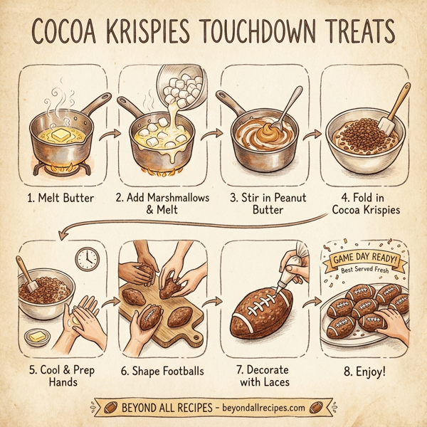 Cocoa Krispies Touchdown Treats instructions