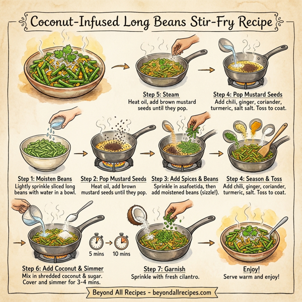 Coconut-Infused Long Beans Stir-Fry instructions