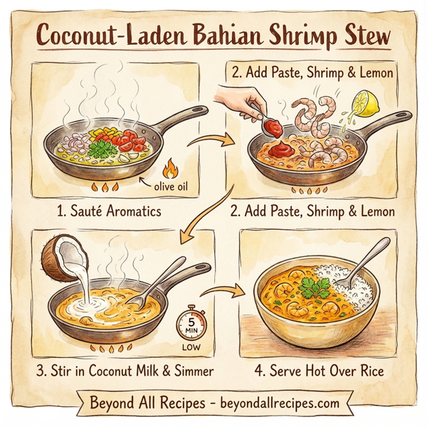 Coconut-Laden Bahian Shrimp Stew instructions
