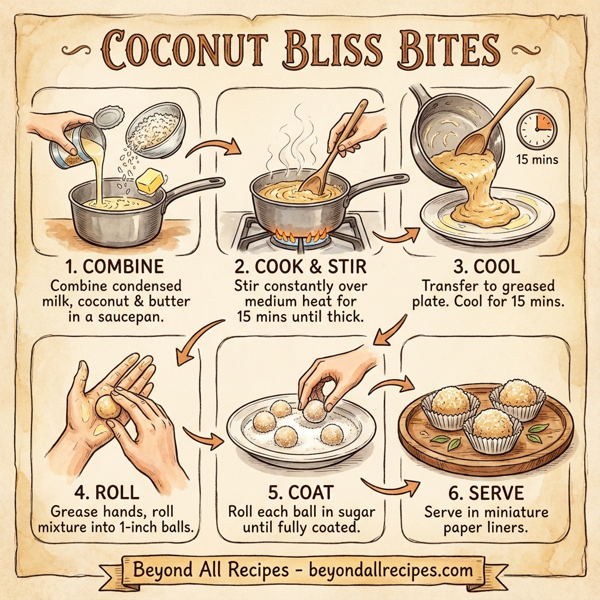 Coconut Bliss Bites instructions