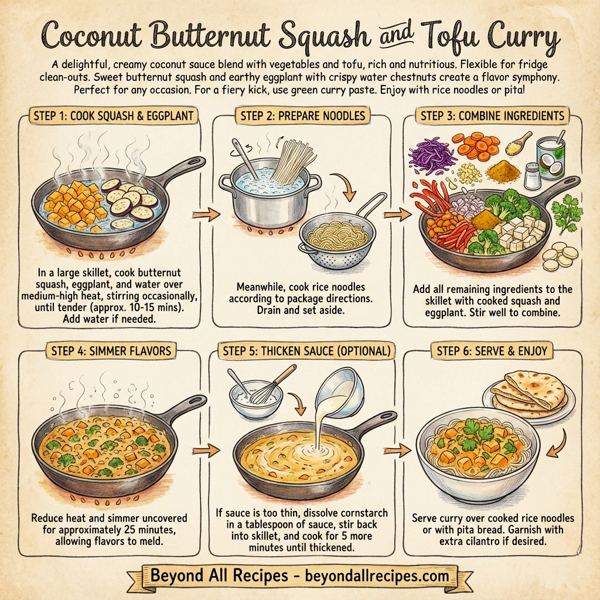 Coconut Butternut Squash and Tofu Curry instructions